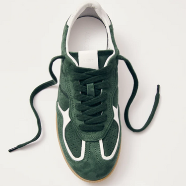 Tb.490 Rife Forest Green Leather Sneakers