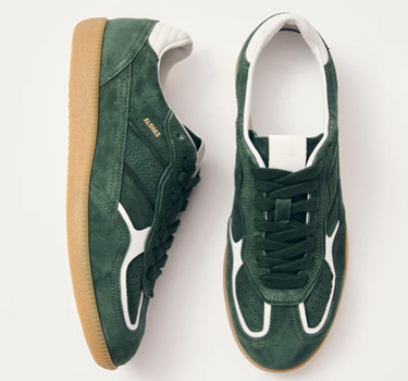 Tb.490 Rife Forest Green Leather Sneakers