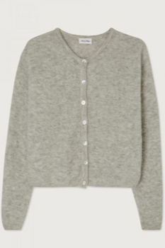 VITOW CARDI- HEATHER GREY