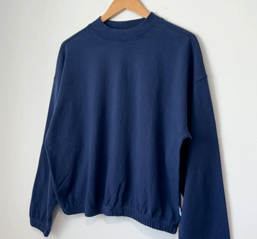 Daisy Long Sleeve Top- Midnight