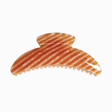 The Slim Hair Claw in Candy Stripe