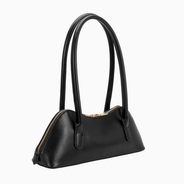 Dakota Black Recycled Vegan Shoulder Bag