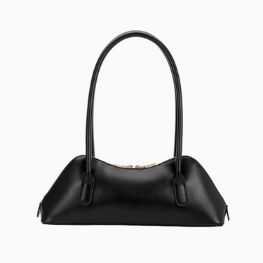 Dakota Black Recycled Vegan Shoulder Bag