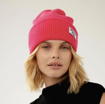 Recycled Bottle Beanie - Hi Barbie