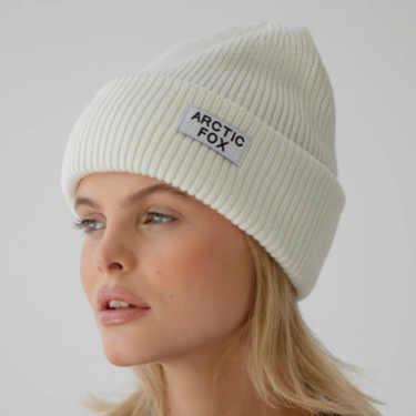 Recycled Bottle Beanie - Winter White