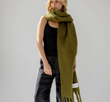 The Reykjavik Scarf - 100% Recycled - Sea Kelp