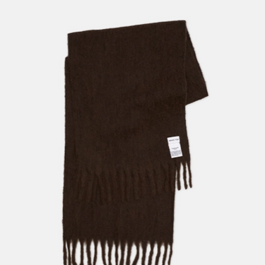 The Reykjavik Scarf with Rws Wool - Dark Chocolate