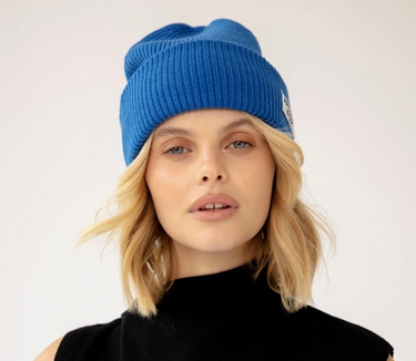 Recycled Bottle Beanie - Ocean Blue