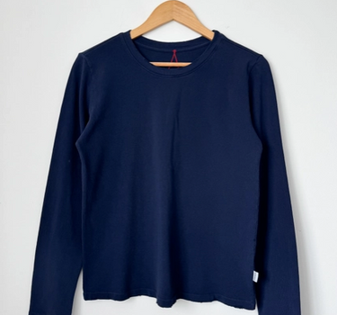 Everyday Long Sleeve Tee- Navy