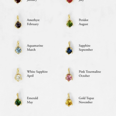 Birthstone Necklace