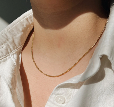 Thin Curb Necklace