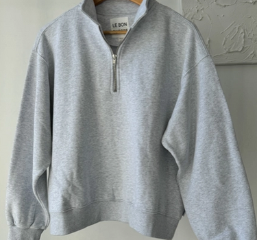 French Terry Noah Top - Grey