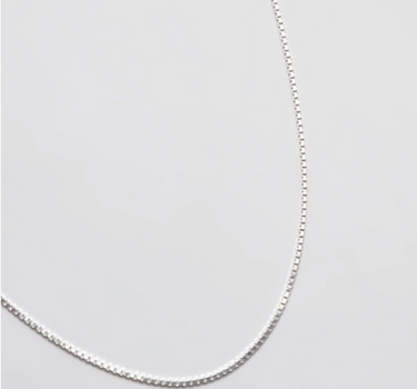 Box Chain in Sterling Silver