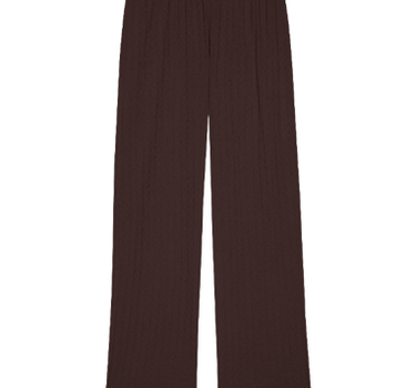 The Pointelle Simple Crop Pant