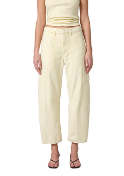MARCELLE LOW SLUNG CARGO IN SATEEN