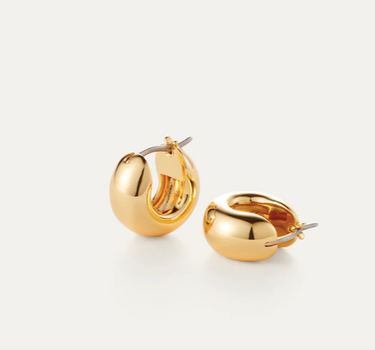 Mini Tome Hoop Earrings