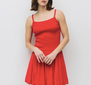 The Jaime Dress | Smocked Mini Bubble Dress