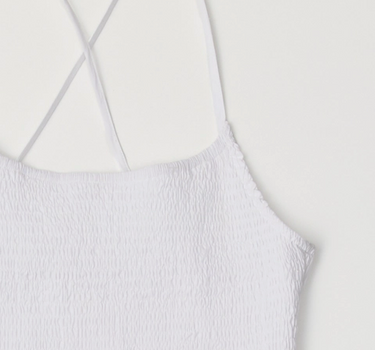 The Jenni Dress | Smocked Midi Dress with Side Ties