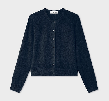 CASHMERE CREWNECK CARDIGAN