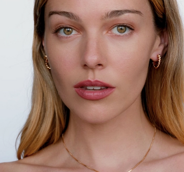 The Mini Snake Chain Hoops