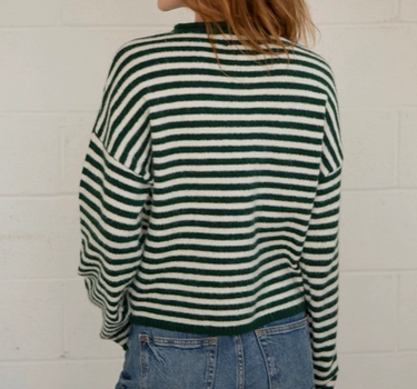 Pisces Henley Pullover - Striped