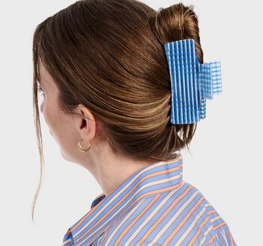 Box Claw in Blue Lattice