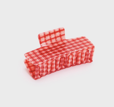 Box Claw in Red Plaid