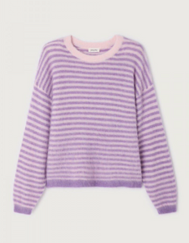JUMPER NENYBAY- STRIPED VIOLET ROSEBUD