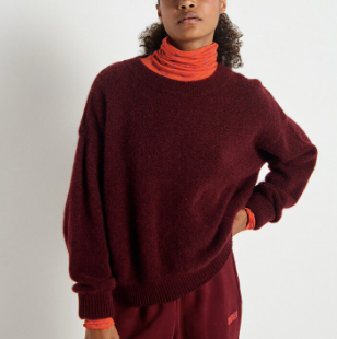 JUMPER VITOW- DARK RED MELANGE