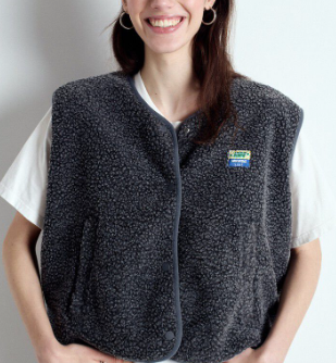 HOKTOWN VEST- MELANGE CHARCOAL