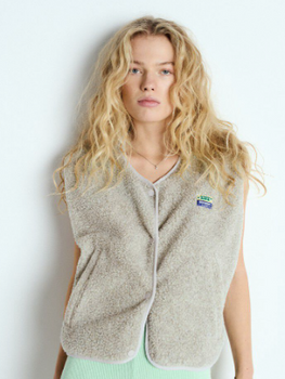 HOKTOWN VEST- POLAR MELANGE