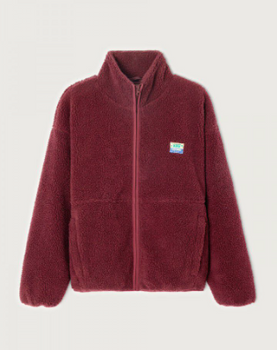 HOKTOWN JACKET- BURGUNDY MELANGE