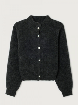 EAST CARDIGAN- MELANGE CHARCOAL