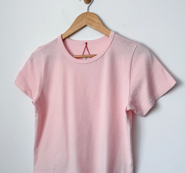 The Little Boy Tee- Baby Pink