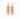 Creaseless Clips (Set of 2) — Peach Checker