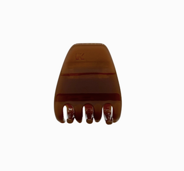 Mini Hair Claw Clip — Espresso Martini