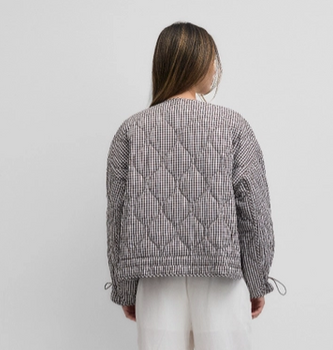 The Rochelle Jacket | Quilted Gingham Jacket
