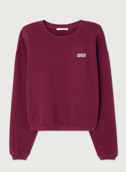 SWEATSHIRT IZUBIRD- VINTAGE CHERRY