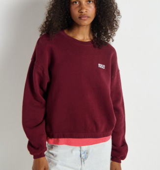 SWEATSHIRT IZUBIRD- VINTAGE CHERRY