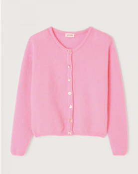 VITO CARDIGAN-- MELANGE ROSE