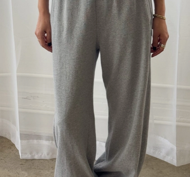 BALLOON PANTS- HEATHER GREY