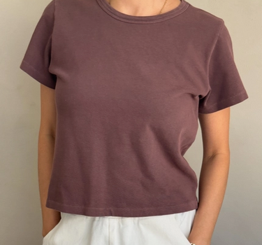 The Little Boy Tee- Chocolate