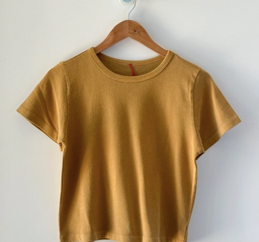 The Little Boy Tee- Butterscotch