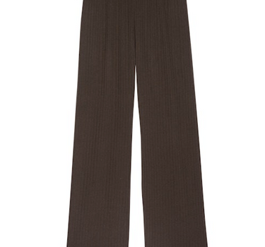 The Sweater Rib Simple Pant- Espresso