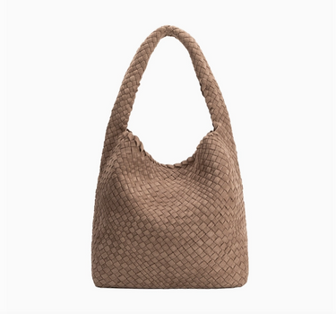 Johanna Suede Vegan Shoulder Bag