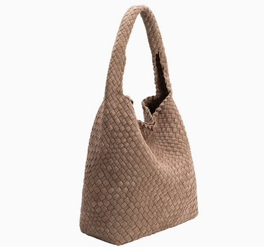 Johanna Suede Vegan Shoulder Bag