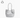 Anahi Silver Recycled Vegan Top Handle Bag
