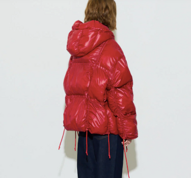 PARIS PUFFER JACKET- RED