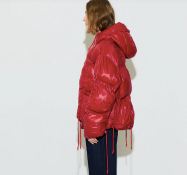 PARIS PUFFER JACKET- RED