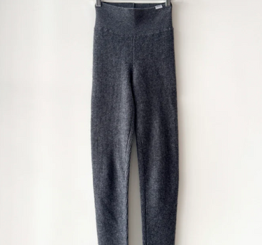 CASHMERE RIBBED LEGGINGS